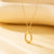 Round Stainless Steel Electroplating Necklaces