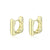 Women Geometric Metal Copper Gold Plating Earrings