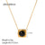 IG Style Chain Geometric Stainless Steel 18K Gold Plated Necklaces