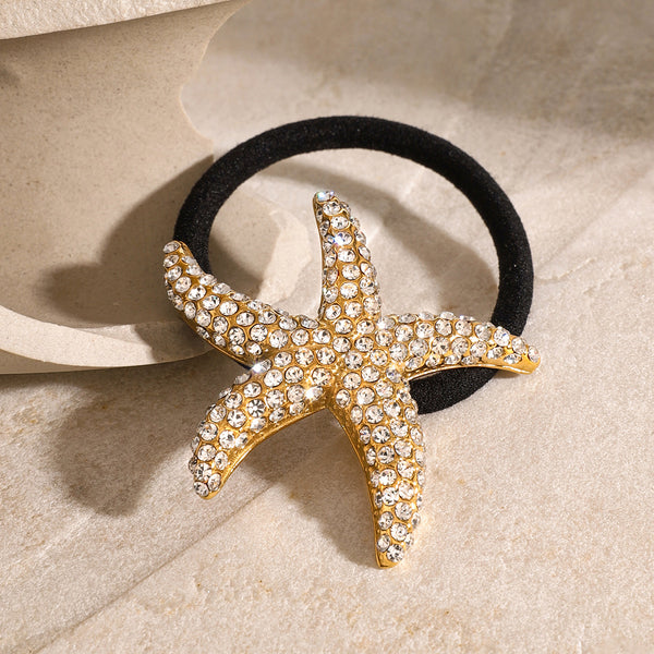 Starfish Stainless Steel Electroplating Hair Ties