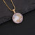 Women Shell Metal Zodiac Sign Shell Pendants