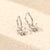 925 Sterling Silver Cute & Edgy Butterfly Chinese Zodiac Animal Silver Diamond Inlay Earrings