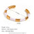 Minimalist Circle Stainless Steel 18K Gold Plated Bangles