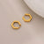 Hexagon Minimalist Geometric Stainless Steel Polishing Earrings