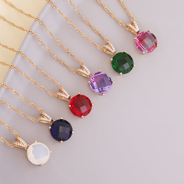 Women Metal U-Shape Metal Electroplating Pendants