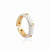 IG Style Women Diamond Metal Rainbow Round Copper Rings