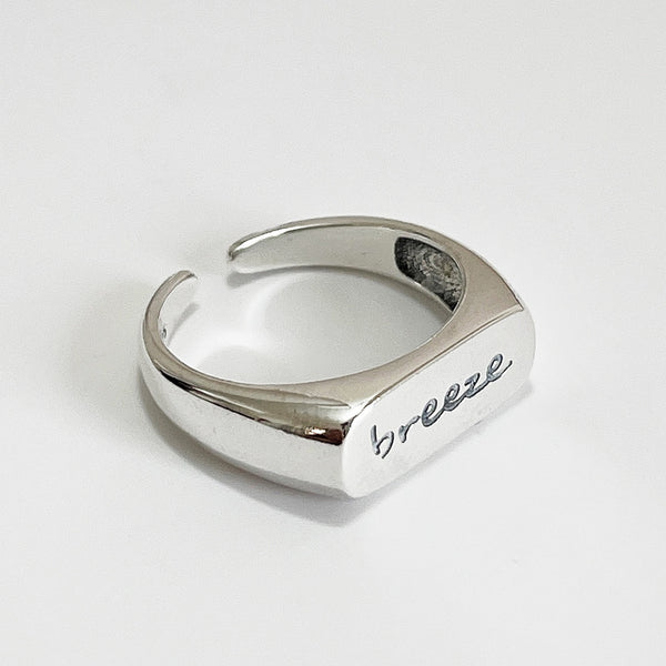 Women Heart Silver Silver Plating Rings