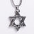 Unisex Metal Retro Vintage Star Stainless Steel Polishing Pendants