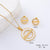 Minimalist Number Stainless Steel Jewelry Sets