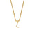 Fashion Letter Geometric Stainless Steel 18K Gold Plated Necklaces