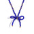 Fashion Bowknot Geometric Stainless Steel Electroplating Necklaces