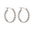 Round Geometric Titanium Steel Electroplating Earrings