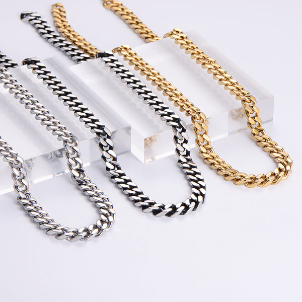 Fashion Chain Stainless Steel Electroplating Necklaces