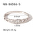 IG Style Stripe Twisted Stainless Steel Electroplating Bangles