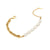 Casual Pearl Geometric Stainless Steel 18K Gold Plated Necklaces