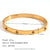 Minimalist Circle Stainless Steel 18K Gold Plated Bangles