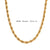 Fashion Stripe Geometric Stainless Steel 18K Gold Plated Necklaces