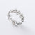 Retro Vintage Women Geometric Geometric Stainless Steel Electroplating Rings