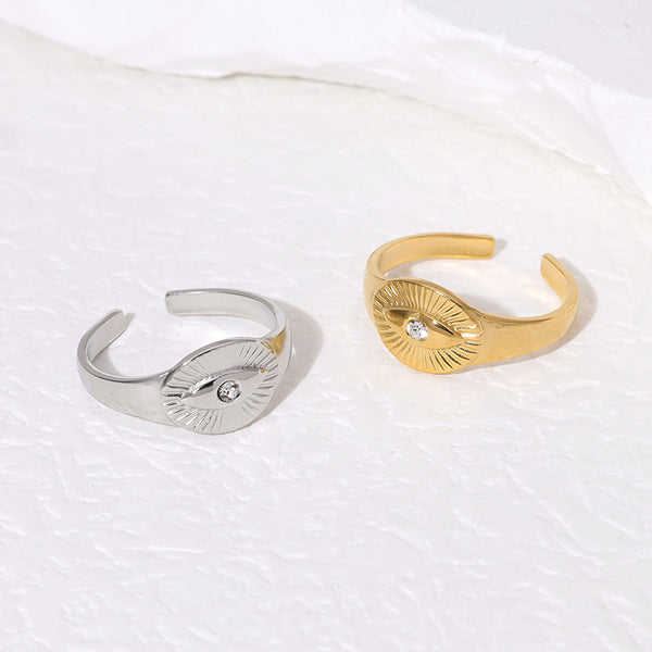 Open Ring Eye Stainless Steel Electroplating Rings