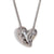 Fashion Heart Stainless Steel Electroplating Necklaces