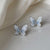 Luxurious Butterfly Geometric Chinese Zodiac Animal Copper Oil Dripping Earrings