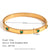 Minimalist Circle Stainless Steel 18K Gold Plated Bangles