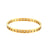 Fashion Pentagram Stainless Steel 18K Gold Plated Bangles