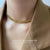 Natural Women Rhombus Titanium Steel 18K Gold Plated Bracelets