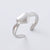 Retro Unisex Vintage Heart Heart Stainless Steel Electroplating Rings