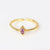 IG Style Women Crown Heart Circle Copper Electroplating Rings