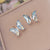 Fashion Butterfly Metal Electroplating Earrings