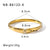 IG Style Ellipse Circle Round Stainless Steel Electroplating Bangles