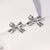 Minimalist Bowknot Bowknot Stainless Steel Electroplating Stud Earrings