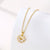 Women Minimalist Geometric Metal Bowknot Stainless Steel Electroplating Necklaces