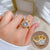 Moderate Luxury Women Crown Brass Rings