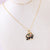 Women Elephant Chinese Zodiac Animal Copper Diamond Inlay Necklaces