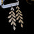 Medieval Flower Animal Rhombus Leaf Geometric Flower Chinese Zodiac Copper Electroplating Earrings