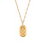 Fashion Geometric Stainless Steel 18K Gold Plated Necklaces