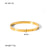 IG Style Circle Stainless Steel Electroplating Bangles