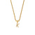 Fashion Letter Geometric Stainless Steel 18K Gold Plated Necklaces