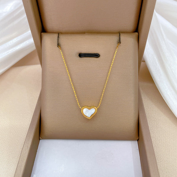 Fashion Chamfered Cube Geometric Titanium Steel Electroplating Necklaces