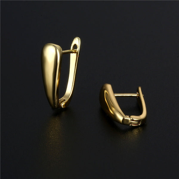 Women Minimalist Geometric Copper Electroplating Earrings