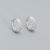 925 Sterling Silver Fashion Stripe Geometric Silver Electroplating Earrings