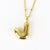 Unisex Letter Zircon Electroplating Necklaces