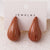 Fashion Droplet Droplet CCB Electroplating Stud Earrings