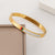 Titanium Steel 18K Gold Plated Bangles