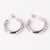 Moderate Luxury Circle Geometric Copper Electroplating Stud Earrings