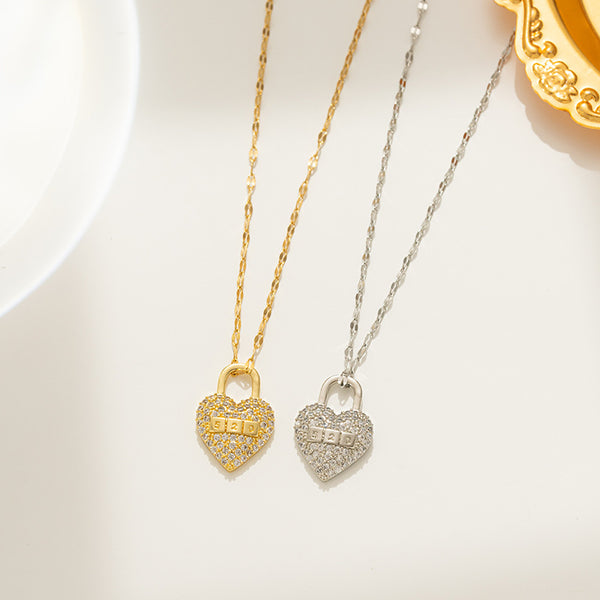 Modern Chinese Geometric Titanium Steel 18K Gold Plated Necklaces