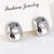 Moderate Luxury Sphere Square Circle Heart Droplet Copper Diamond Inlay Stud Earrings