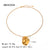 IG Style Irregular Stainless Steel 18K Gold Plated Necklaces